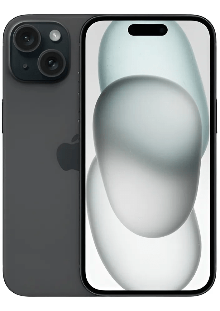 Imagen 1 del producto iPhone 15 5G eSIM 128GB, 6GB RAM, cámara trasera 48MP y frontal 12MP, 6.1"", negro