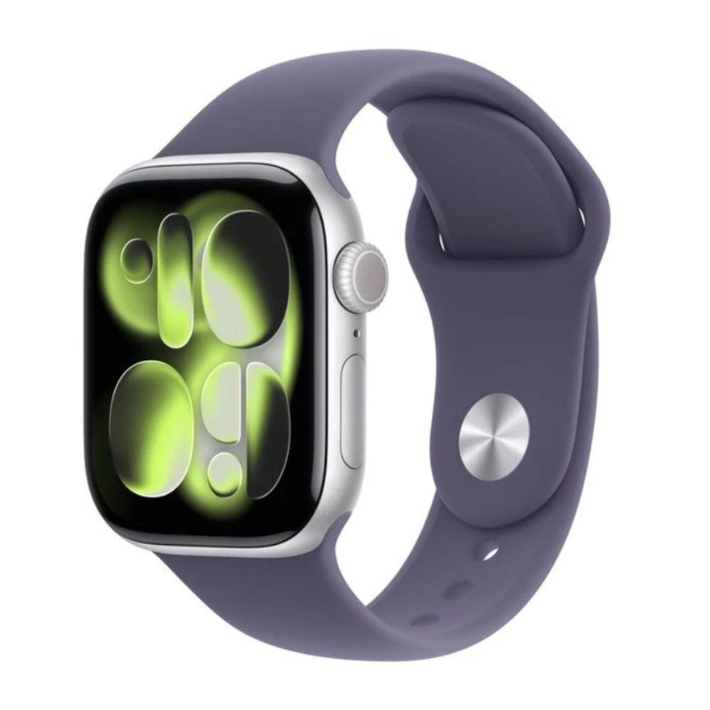 Apple Watch Series 11 42mm/OLED, resistente al agua hasta 50 m, batería hasta 24 horas, correa M/L, plateado