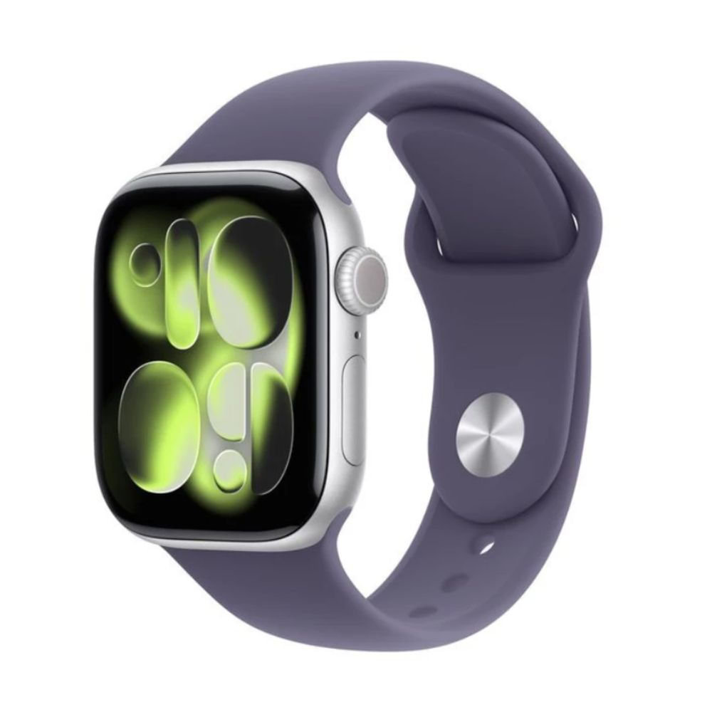 Apple Watch Series 11 46mm/OLED, resistente al agua hasta 50 m, batería hasta 24 horas, correa M/L, plateado