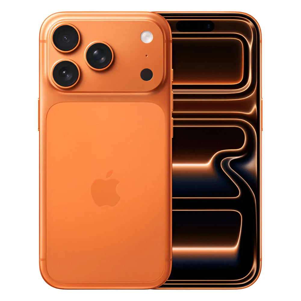 iPhone 17 Pro Max 5G eSIM 256GB, 12GB RAM, cámara trasera 48MP y  frontal 18MP, 6.9", naranja