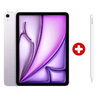 iPad Air M4 11"" 128GB, 12GB RAM, cámara principal 12MP y frontal 12MP, batería larga duración, procesador M4, purple + Pencil Pro