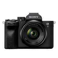 Cámara mirrorless Sony Alpha a7 IV 33MP, lente 28-70mm II, video 4K, enfoque híbrido rápido, pantalla táctil, negro