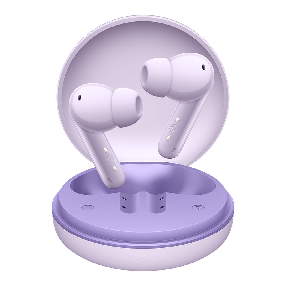 Audífonos bluetooth True Wireless Honor A PRO, resistente al agua IP54, cancelación de ruido, con micrófono, hasta 42 horas de reproducción, morado