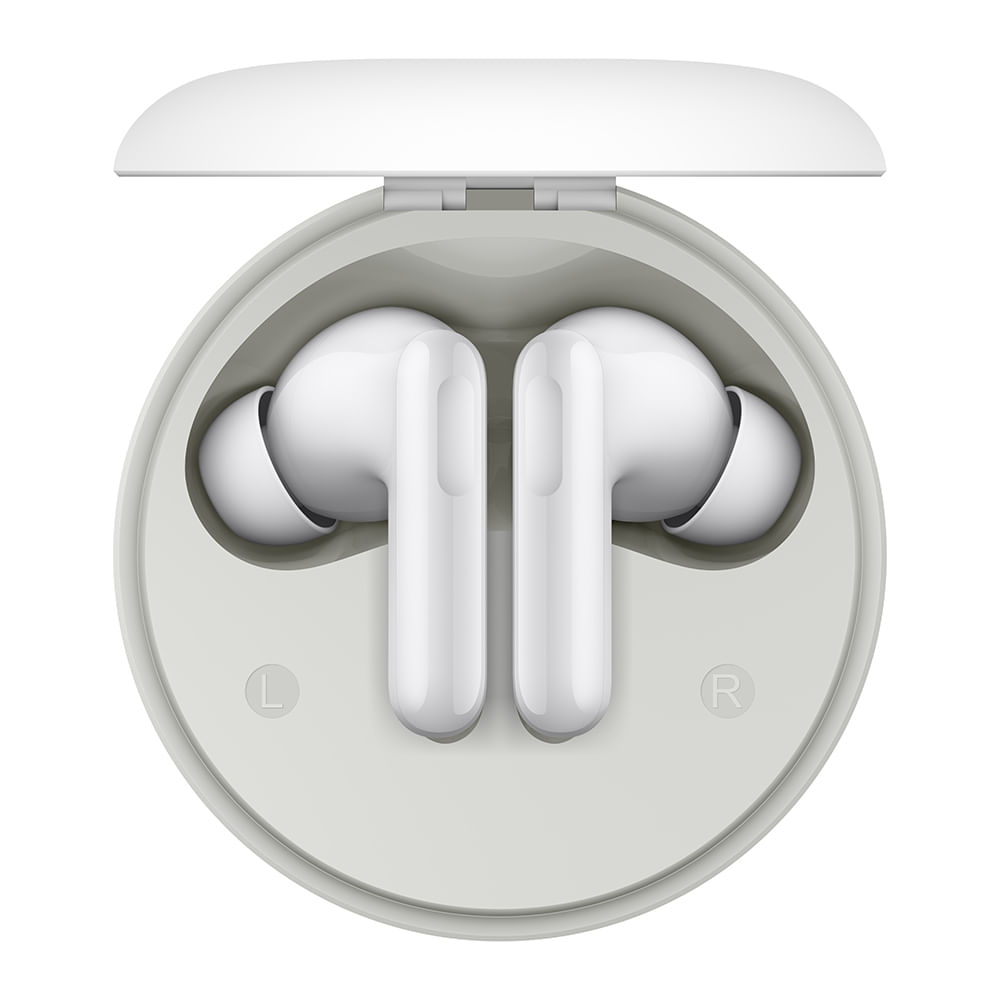 Imagen 2 del producto Audífonos bluetooth True Wireless Honor A PRO, resistente al agua IP54, cancelación de ruido, con micrófono, hasta 42 horas de reproducción, blanco