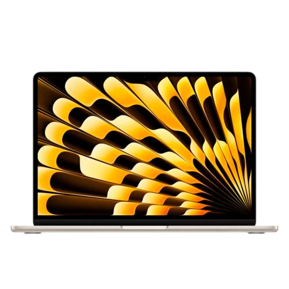 MacBook Air 13" Apple M5, 512GB SSD, 16GB RAM, macOS, pantalla Liquid Retina, ultradelgada, Starlight