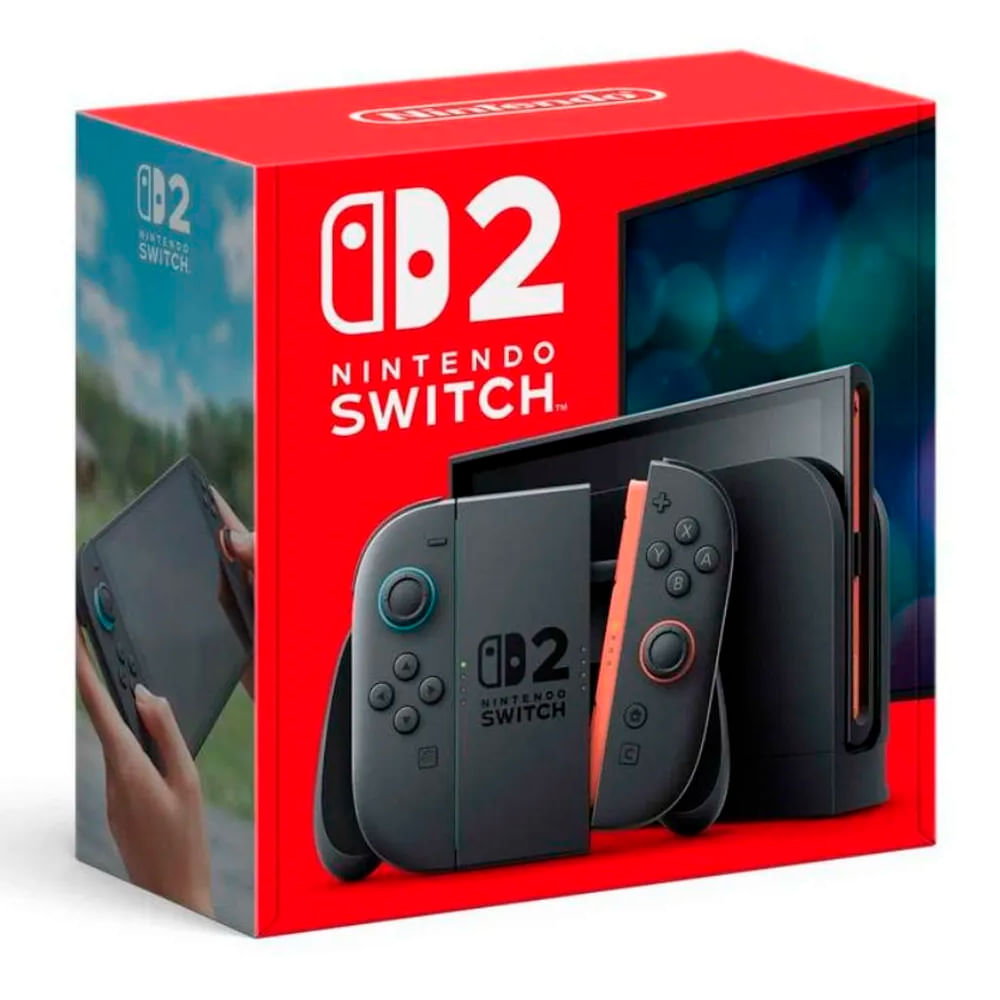 Consola Nintendo Switch 2 256 GB, pantalla 7.9" Full HD, Joy-Con 2, GameChat integrado