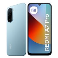 Celular Xiaomi Redmi A7 Pro 4G 128GB, 4GB RAM, cámara trasera 32MP y frontal 8MP, 6.88'', azul