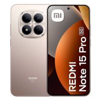 Celular Xiaomi Redmi Note 15 Pro 5G 512GB, 8GB RAM, cámara principal 200MP + 8MP, frontal 20MP, 6.8"", gris titanio