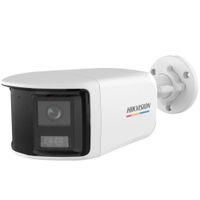 Cámara Hikvision DS-2CE12KF3TP-DLS, doble lente, 180°, 3K, ColorVu, blanco