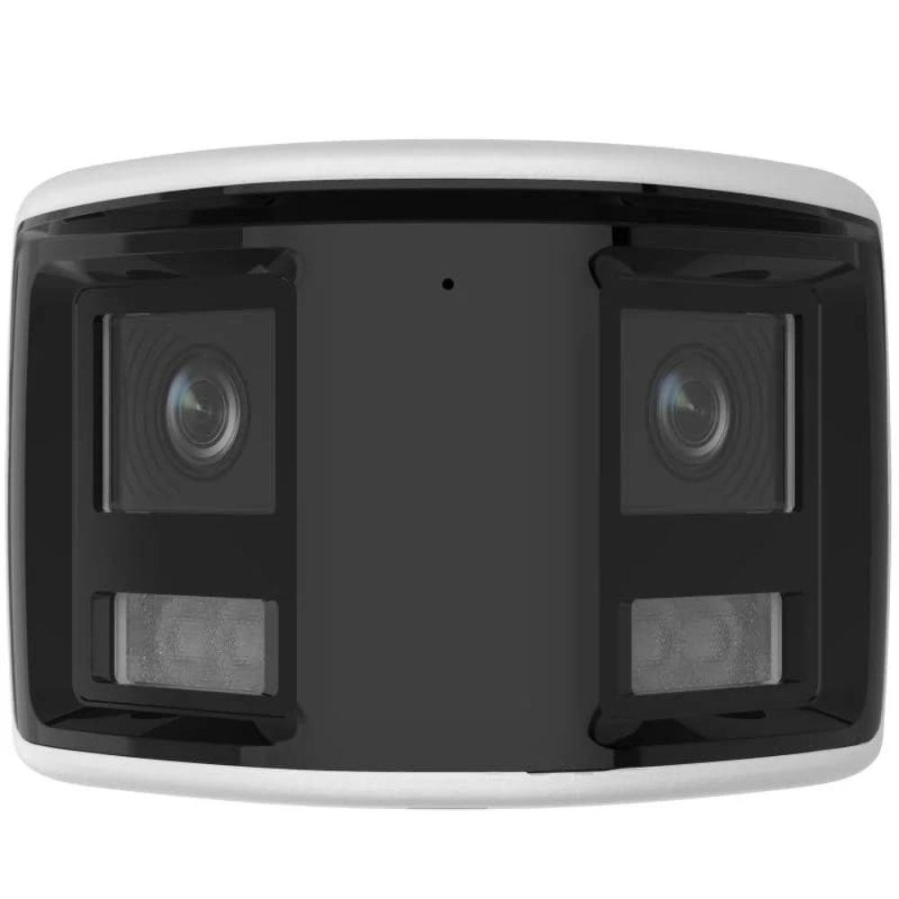 Imagen 2 del producto Cámara Hikvision DS-2CE12KF3TP-DLS, doble lente, 180°, 3K, ColorVu, blanco