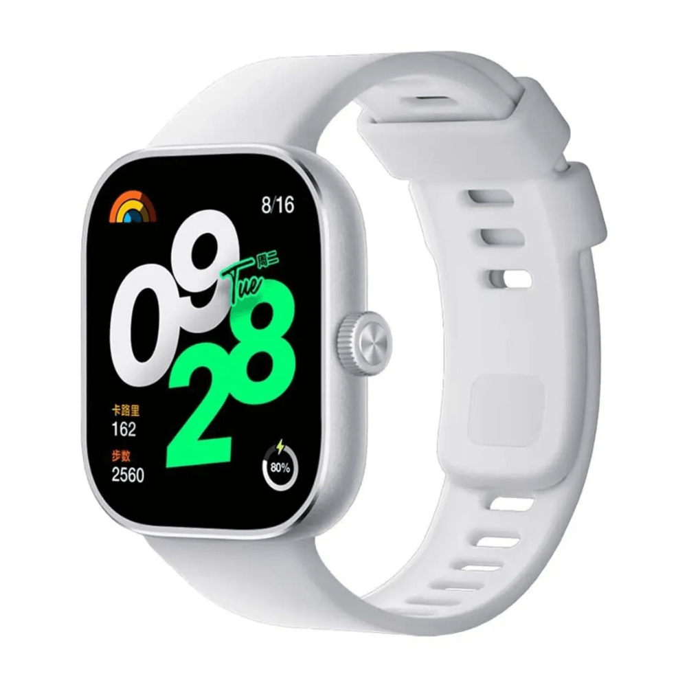Smartwatch Xiaomi Redmi Watch 4 1.97" AMOLED, GPS, resistente al agua, batería hasta 20 días, silver
