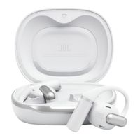 Audífonos bluetooth True Wireless JBL Sense, resistente al agua IP54, con micrófono, duración máx. 38 horas con estuche, blanco