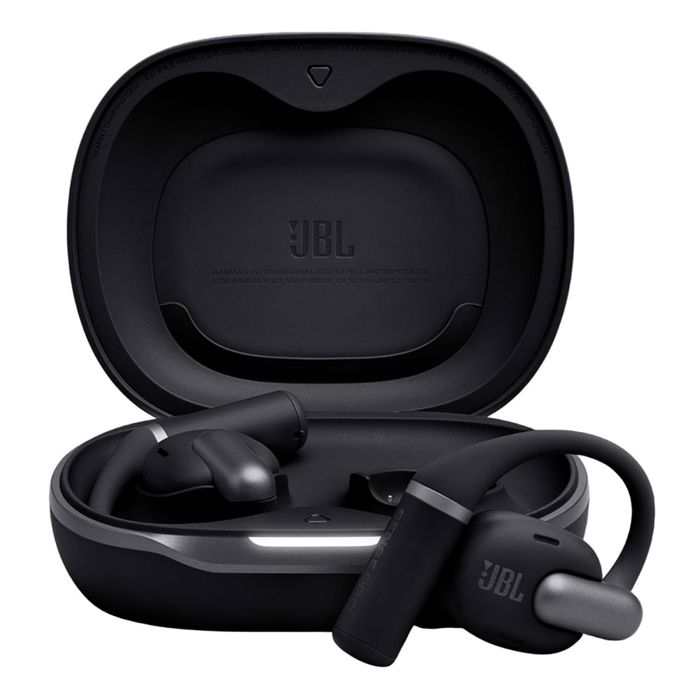 Audífonos bluetooth True Wireless JBL Sense, resistente al agua IP54, con micrófono, duración máx. 38 horas con estuche, negro