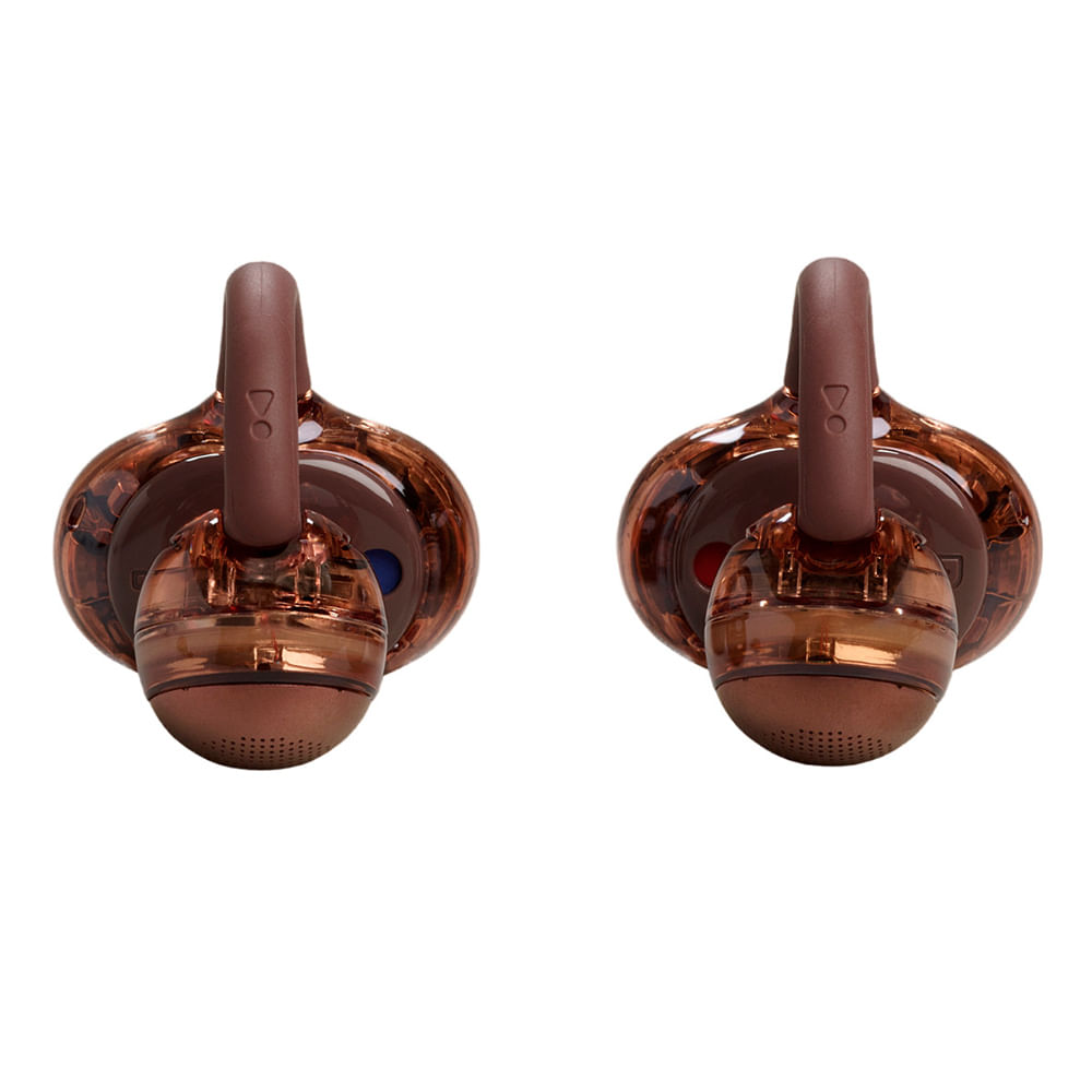 Imagen 2 del producto Audífonos bluetooth True Wireless JBL SoundGear Clips, resistente al agua IP54, con micrófono, duración máx. 32 horas con estuche, ghost Copper