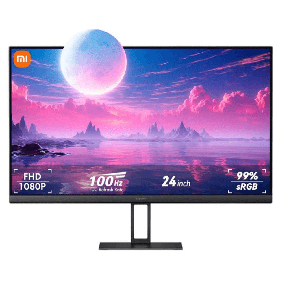 Monitor gamer plano Xiaomi A24i 23.8" IPS, 1920×1080 Full HD, 100Hz, 6ms, HDMI, negro