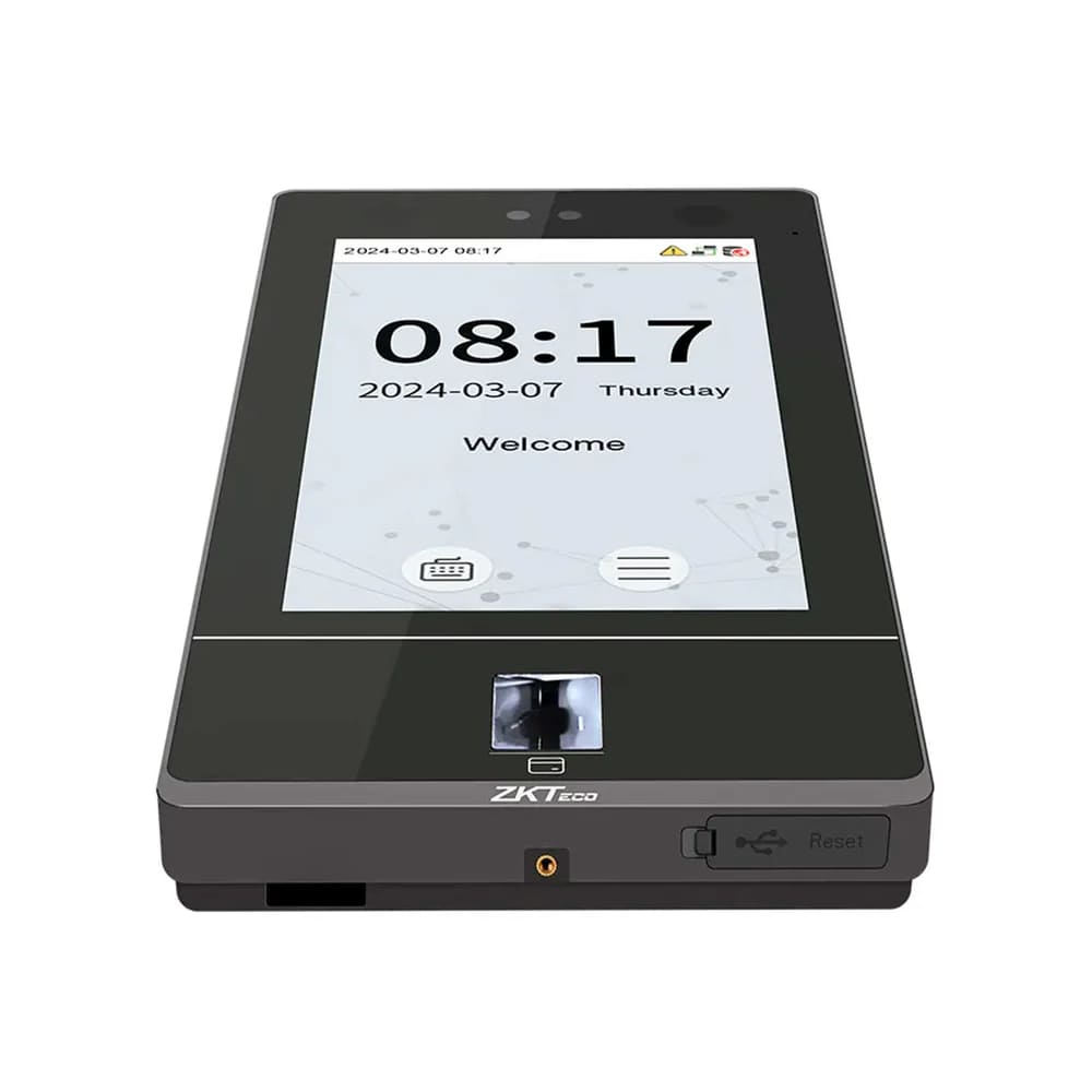 Imagen 2 del producto Control de acceso y asistencia ZKTeco SenseFace-7A/WIFI, rostro huella y tarjeta, negro
