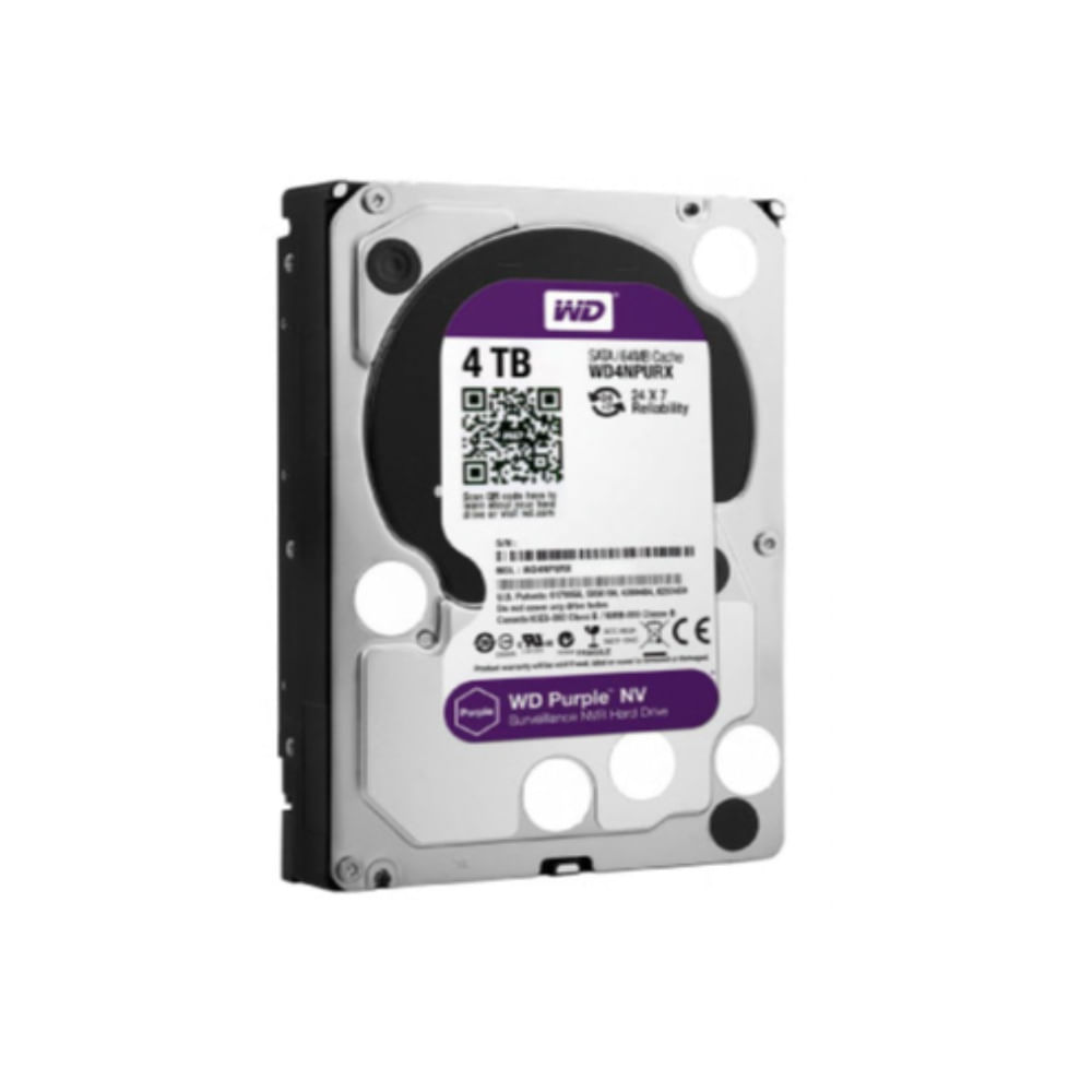 Imagen 2 del producto Disco Duro Western Digital WD40PURZ, 4TB, SATA, 3.5"", plomo