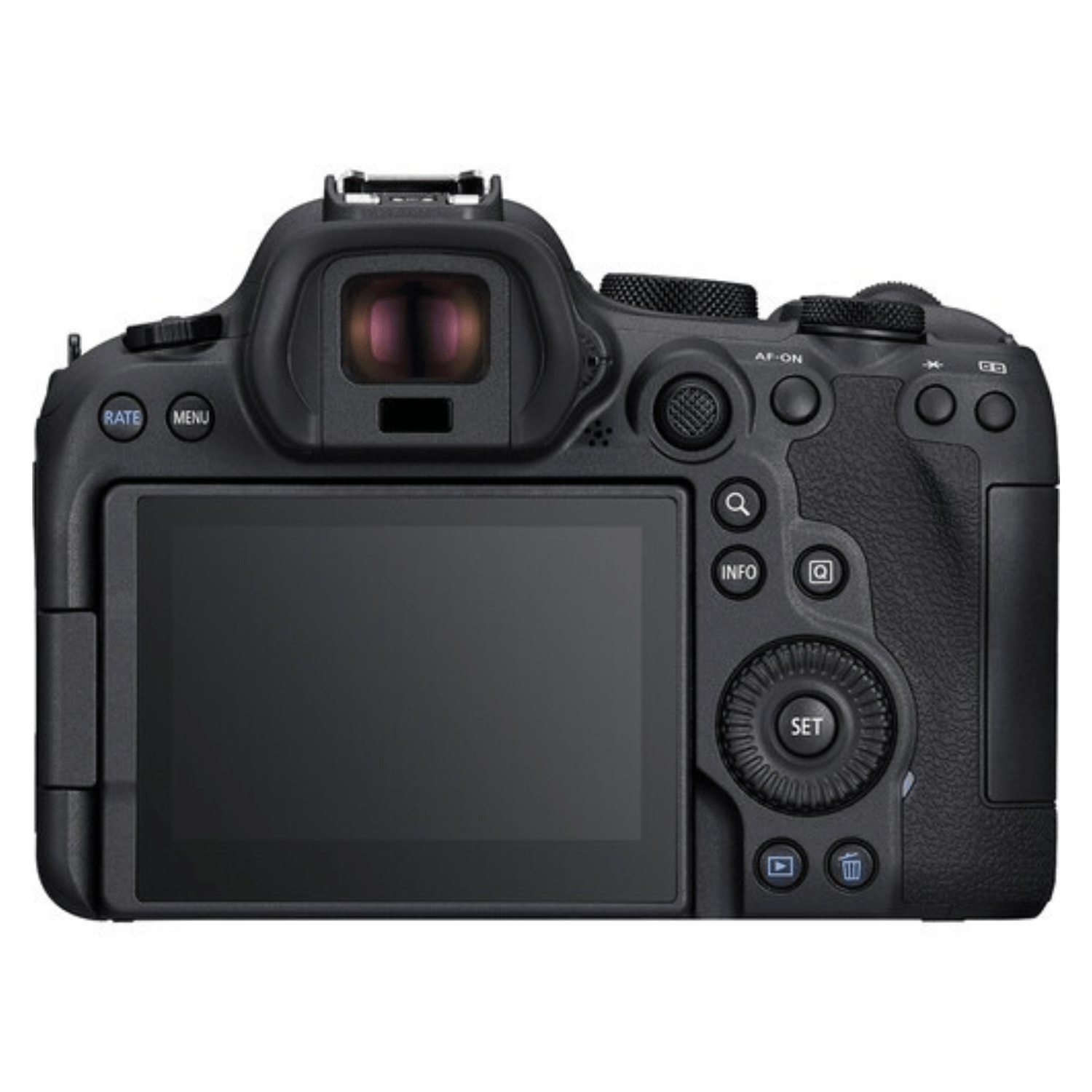 Imagen 2 del producto Cámara mirrorless Canon EOS R6 Mark II 24.2MP, sin lente, video 4K 60p, Dual Pixel, CMOS AF II, pantalla táctil, negro + kit básico