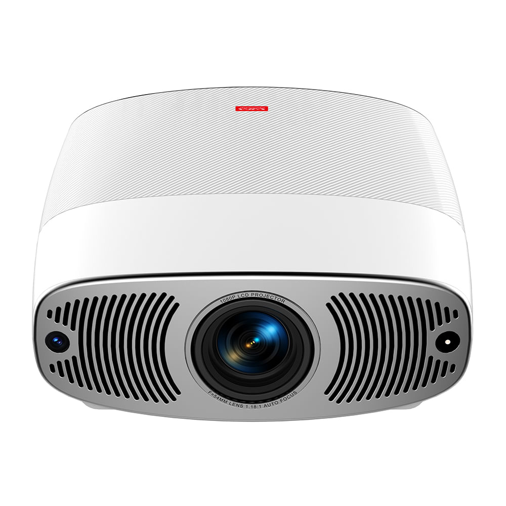 Proyector portátil Westminster HN-P556, 25000 lúmenes, 200", conectividad HDMI y USB, blanco