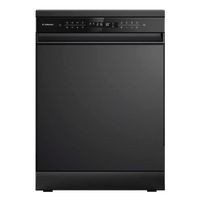 Lavavajillas Scollection Stilux Black 15 Sets, 3 cestas, 9 programas, inox, negro