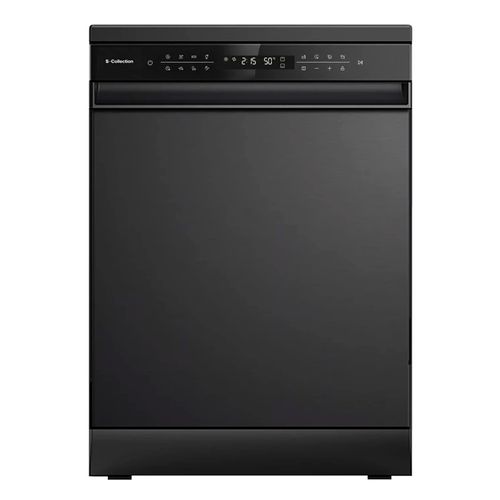 Lavavajillas Scollection Stilux Black 15 Sets, 3 cestas, 9 programas, inox, negro