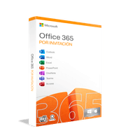 Licencia Digital office 365 por invitacion, 1 año, 1 usuario, 5 dispositivos