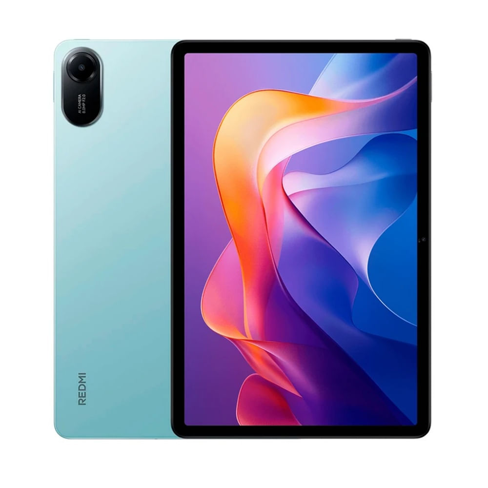 Tablet Xiaomi Redmi Pad 2 11" 128GB, 4GB RAM, cámara principal 8MP y frontal 5MP, batería 8000 mAh, MediaTek Helio G99, verde