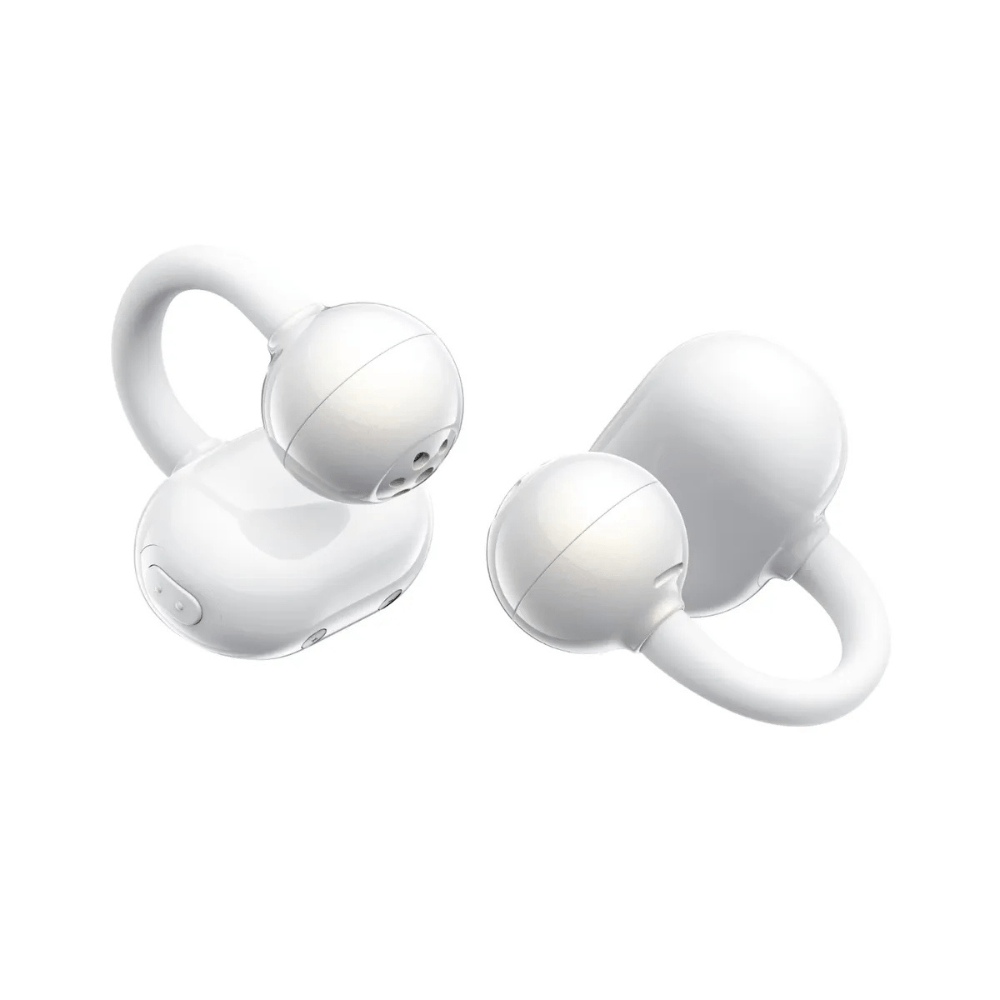 Imagen 2 del producto Audífonos Bluetooth True Wireless SoundPeats Pop Clip, sin cancelación de ruido, resistente al agua IPX5, hasta 30 horas con estuche de carga, blanco