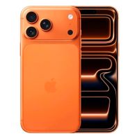 iPhone 17 Pro Max eSIM 256GB, 12GB RAM, cámara trasera 48MP y frontal 18MP, 6.9"", iOS, naranja