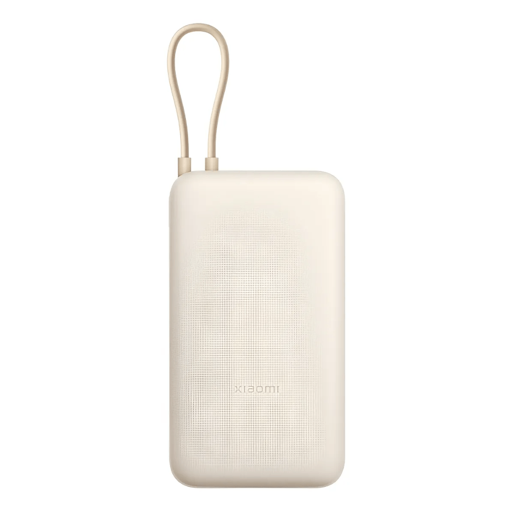 Imagen 2 del producto Power Bank Xiaomi 20000mAh 33W, carga rápida, hasta múltiples cargas, beige