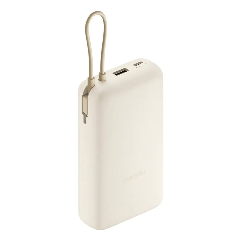 Power Bank Xiaomi 20000mAh 33W, carga rápida, hasta múltiples cargas, beige