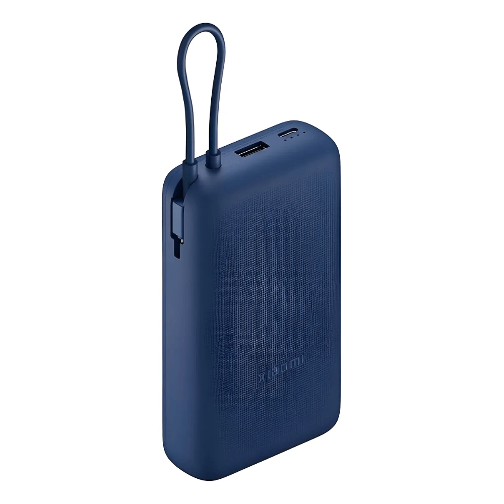 Imagen 1 del producto Power Bank Xiaomi 20000mAh 33W, carga rápida, hasta múltiples cargas, azul