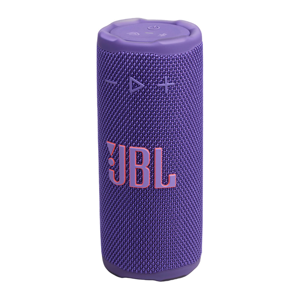 Parlante bluetooth JBL Grip potencia 16W, resistente al agua IP68, hasta 14 horas de reproducción, morado