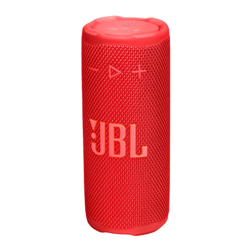 Parlante bluetooth JBL Grip potencia 16W, resistente al agua IP68, hasta 14 horas de reproducción, rojo
