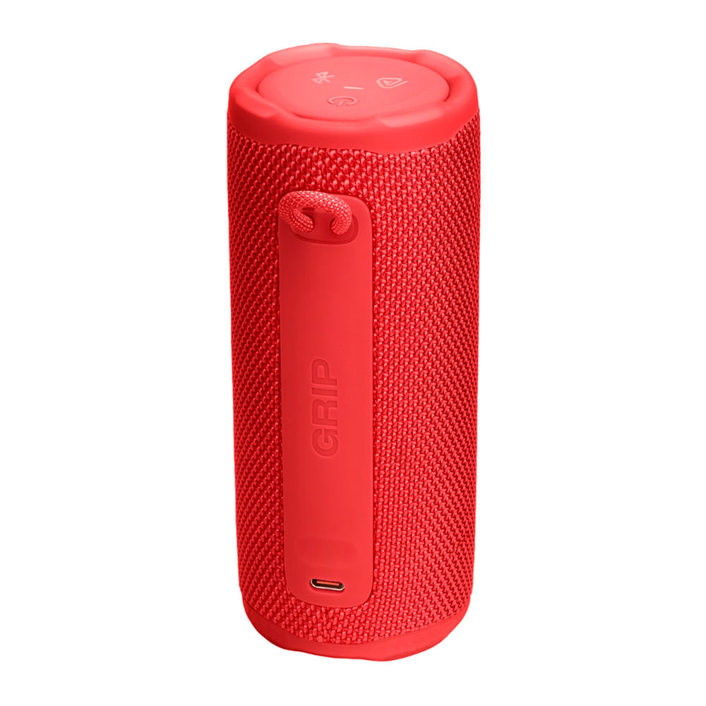 Imagen 2 del producto Parlante bluetooth JBL Grip potencia 16W, resistente al agua IP68, hasta 14 horas de reproducción, rojo