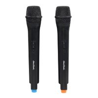 Reacondicionado: Micrófono inalámbrico Decibel FV-1003D frecuencia VHF, receptor base X2 mic