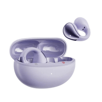 Audífonos Bluetooth True Wireless QCY Crossky C30, cancelación de ruido ENC, resistente al agua IPX4, hasta 25 horas con estuche de carga, lila
