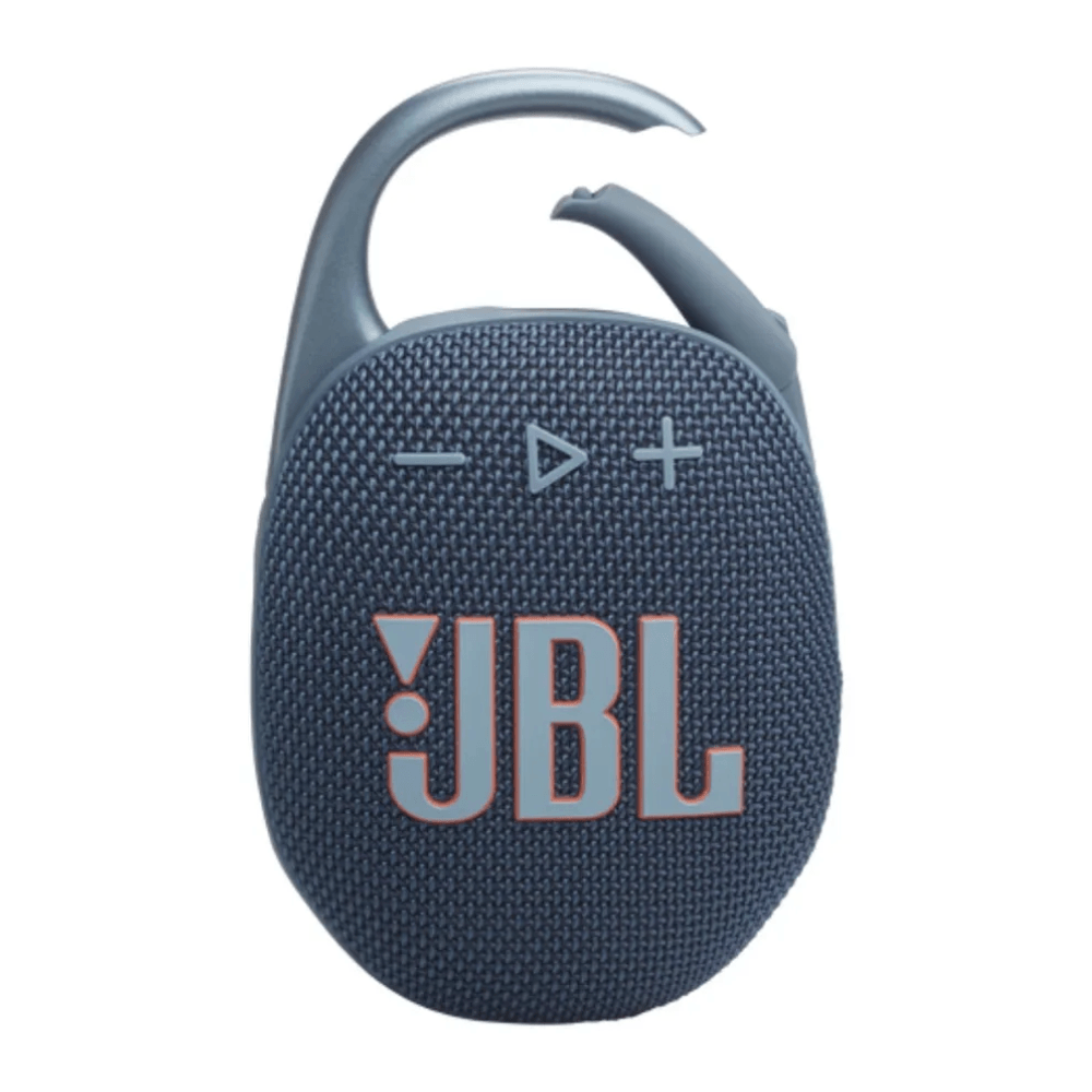 Imagen 1 del producto Parlante bluetooth JBL Clip 5 7W, resistente al agua, IP67, hasta 12 horas de reproducción, azul