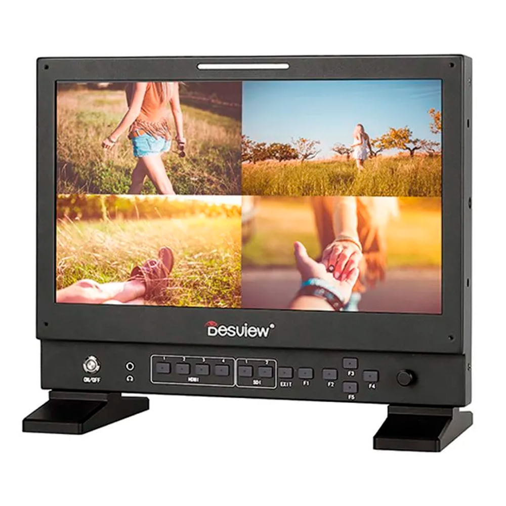 Monitor de director Desview SP14 HDR, resolución 4K UHD, negro