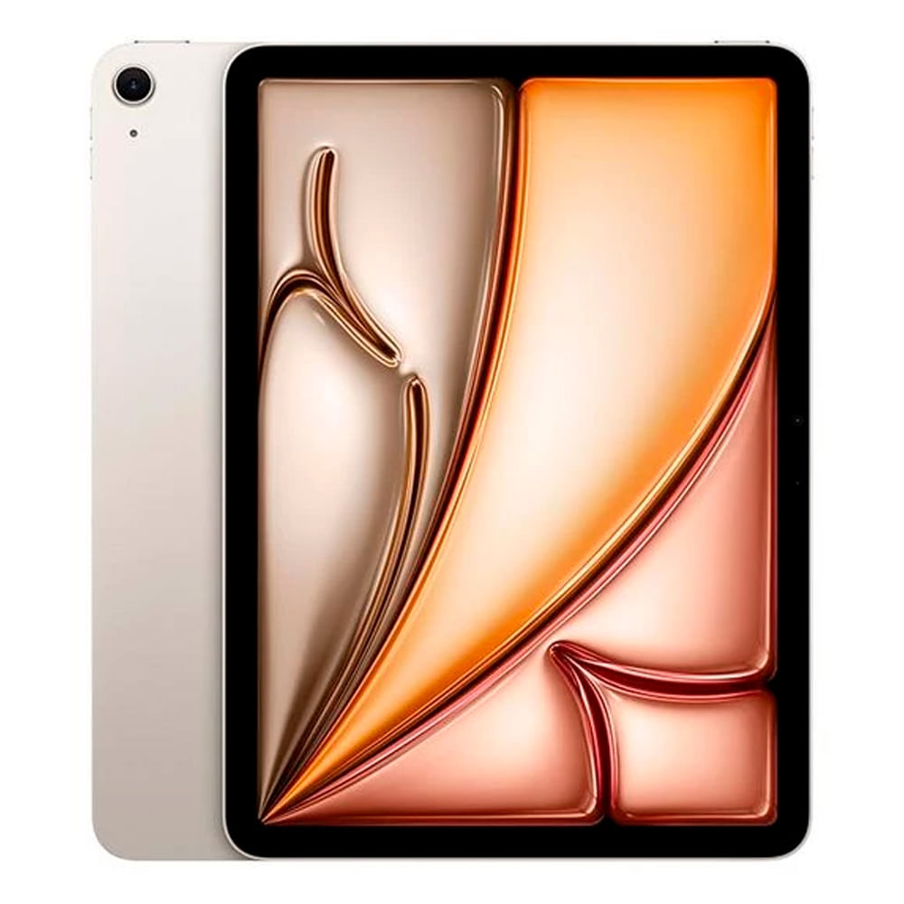 iPad Air M4 11" 128GB, 12GB RAM, cámara principal 12MP y frontal 12MP, batería larga duración, starlight