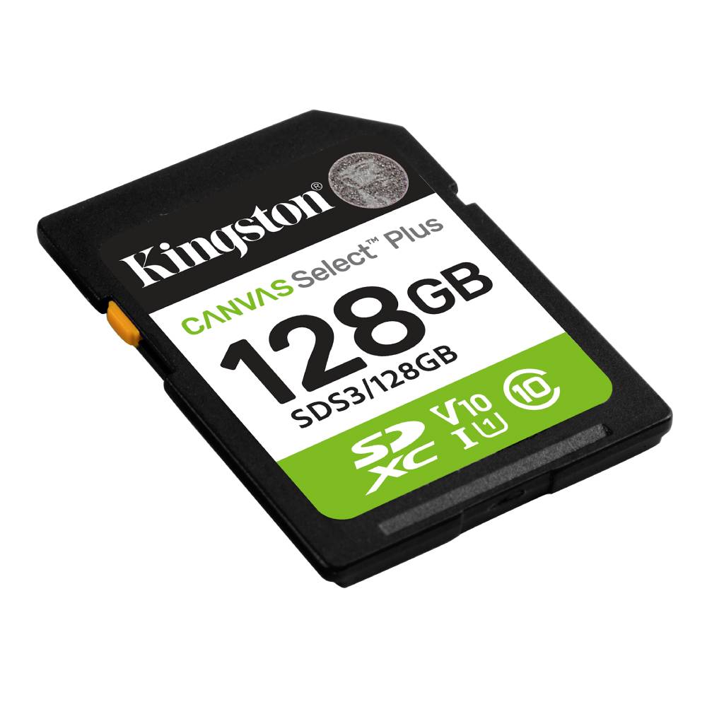 Imagen 2 del producto Tarjeta SDXC Kingston Canvas Select Plus Gen3 128GB, U1 V10, 150 MB/s