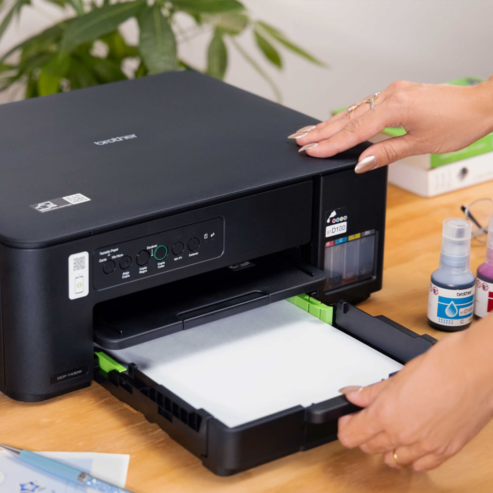 Imagen 2 del producto Impresora multifuncional Brother DCP-T430W, inyección de tinta, inalámbrica, Wi-Fi, con tanque recargable