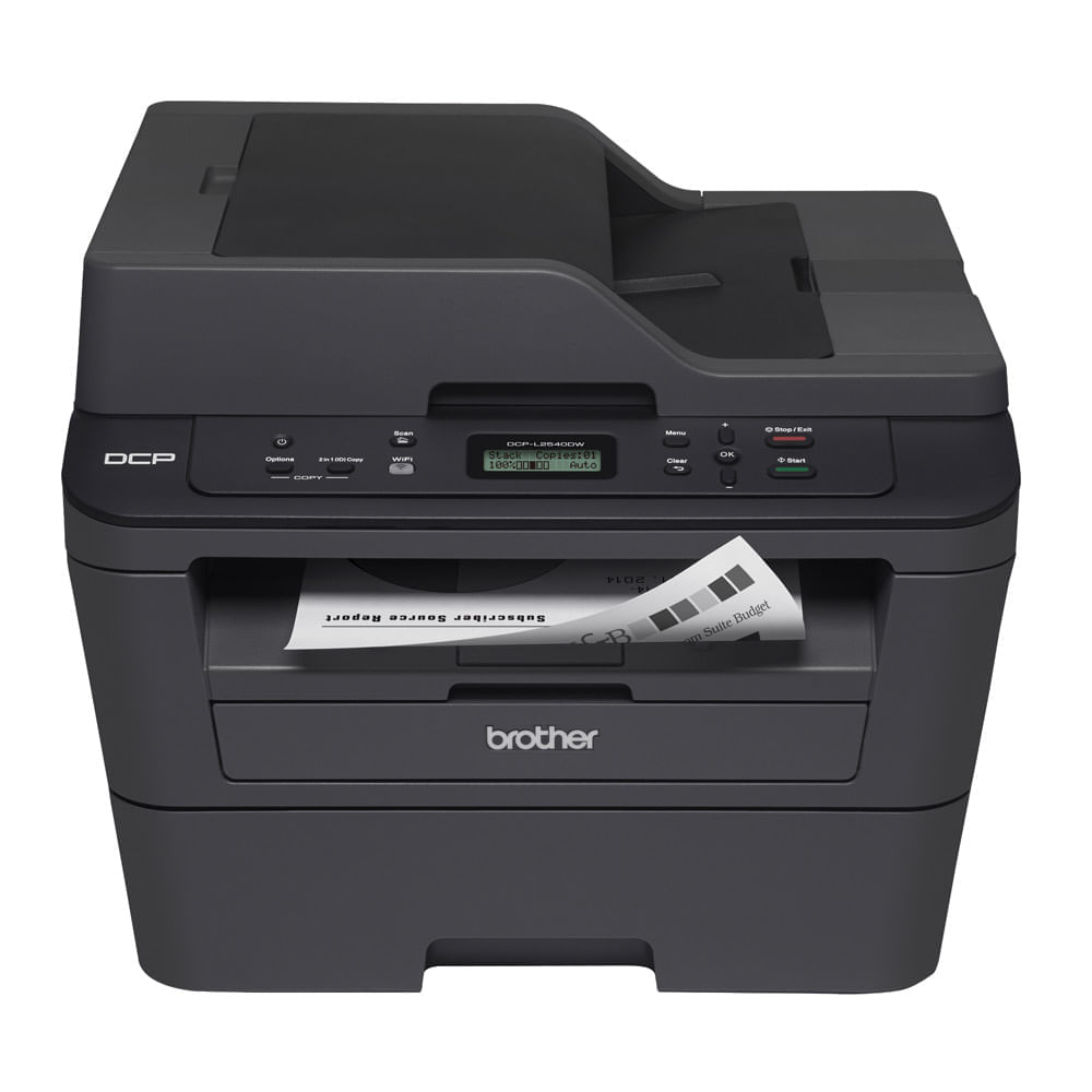 Imagen 1 del producto Impresora láser multifuncional monocromática Brother DCP-L2540DW, inalámbrica, Wi-Fi, con cartuchos