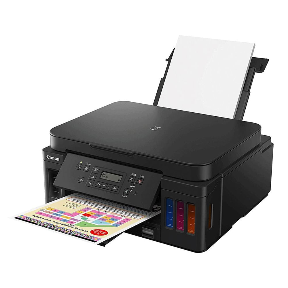 Imagen 2 del producto Impresora multifuncional Canon Pixma G6010, inalámbrica, Wi-Fi, con tanques recargables