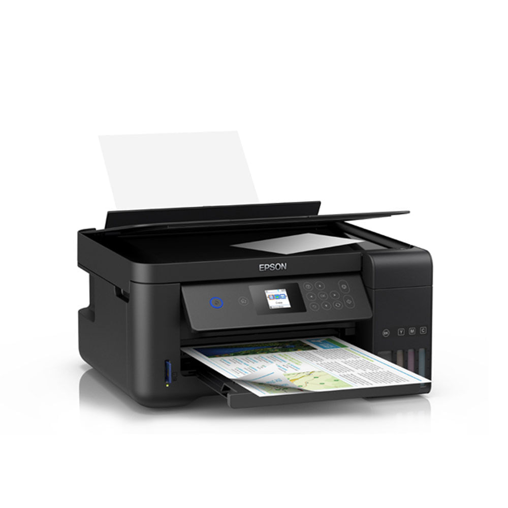 Imagen 2 del producto Impresora multifuncional Epson Ecotank L4160,  inyección de tinta, inalámbrica, Wi-Fi, con tanques recargables