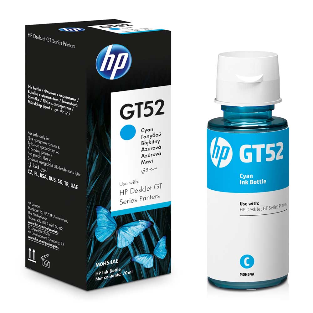 Imagen 2 del producto Tinta HP GT52 cyan rinde hasta 8000 páginas