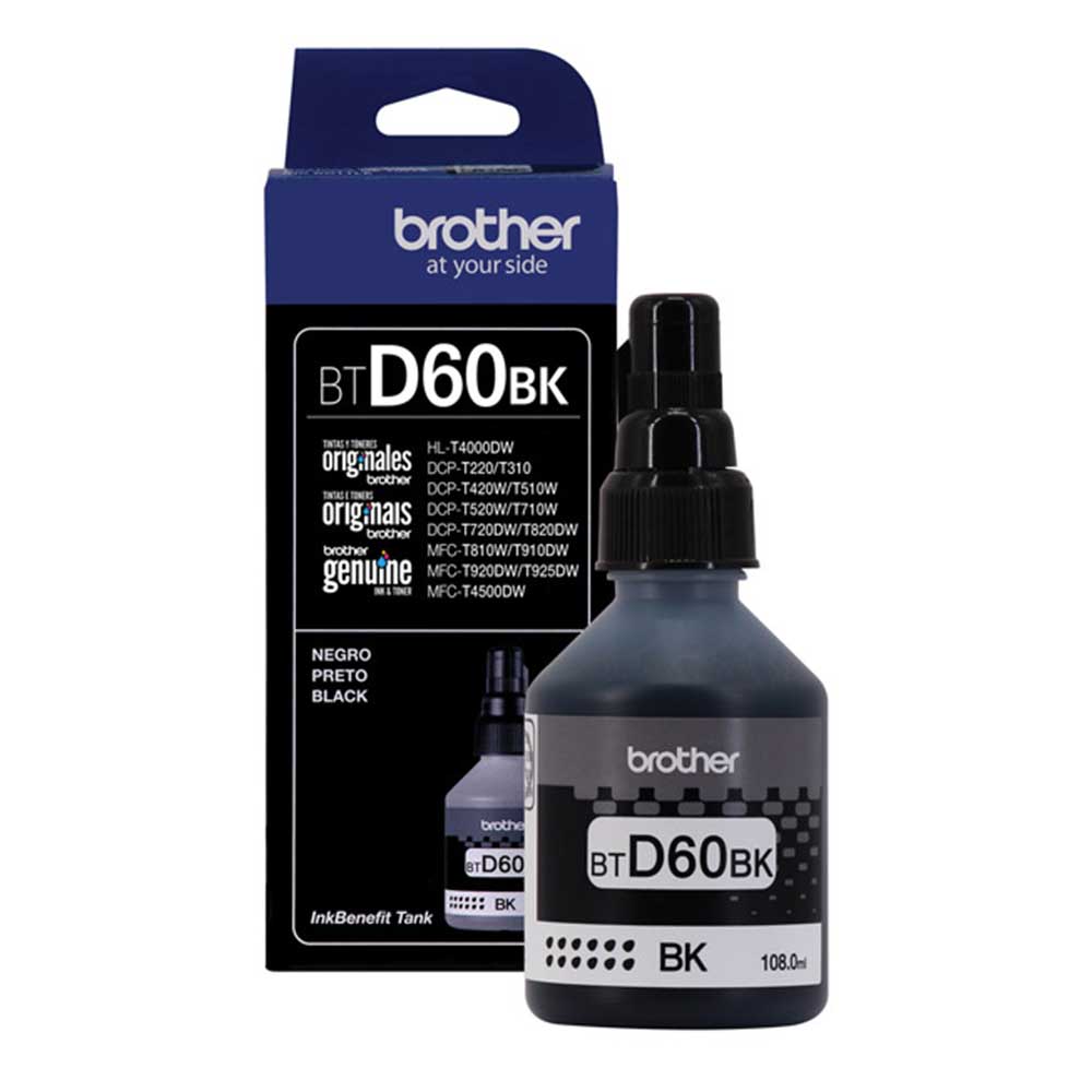 Imagen 2 del producto Tinta Brother BTD60BK negro rinde hasta 6500 páginas