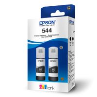 Pack de 2 tintas Epson T544 negro rinde hasta 9000 páginas