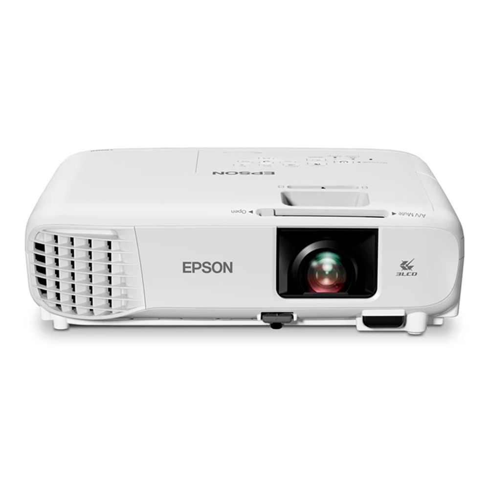 Proyector Epson PowerLite E24 XGA 1024x768, 3600 lúmenes, 3LCD, HDMI/VGA/USB, blanco