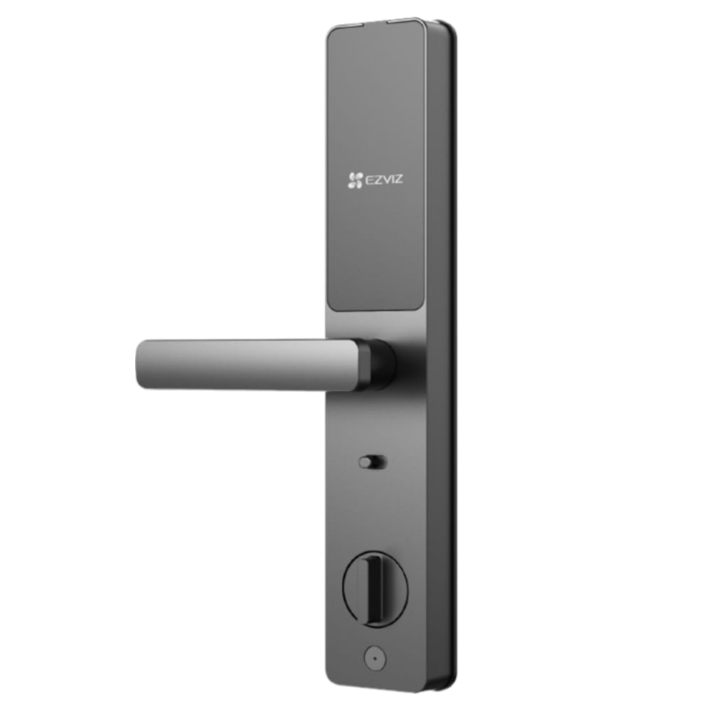 Imagen 2 del producto Cerradura inteligente EZVIZ DL05 Smart Lock, apertura por huella, código, tarjeta, app, incluye 2 tarjetas de proximidad, gris